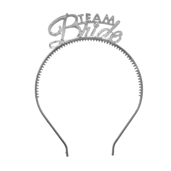 Team Bride Plastik Taç Gümüş