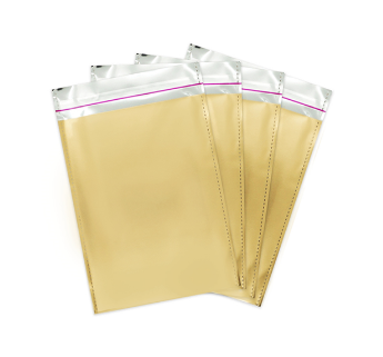Metalize Hediye Paketi 100’lü 11x12 cm - Gold