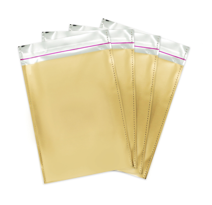 Metalize Hediye Paketi 100’lü 20x25 cm - Gold