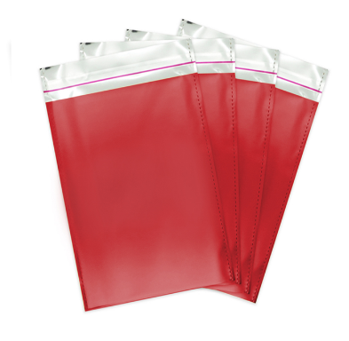 Metalize Hediye Paketi 100’lü 25x35 cm - Kırmızı