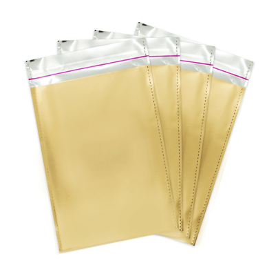 Metalize Hediye Paketi 100’lü 25x35 cm - Gold