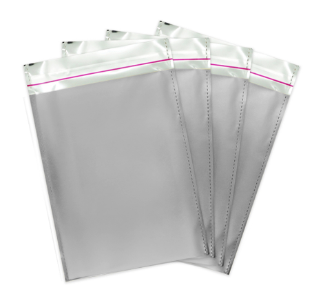Metalize Hediye Paketi 100’lü 40x60 cm - Gümüş