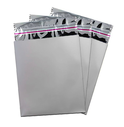 Metalize Hediye Paketi Lüks 50’li 30x35cm - Gümüş
