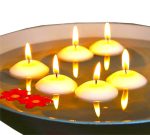 Mum Tealight Yüzen Mum Beyaz 20'li