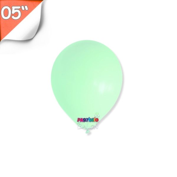 Makaron Balon 10'lu - 5 İnç - Mint Yeşili