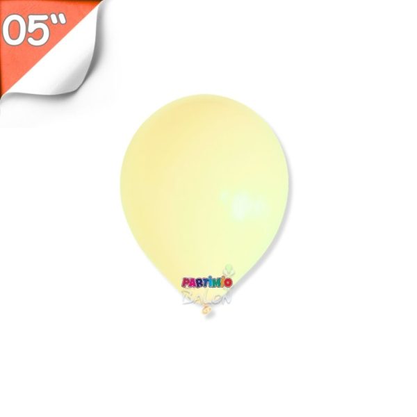 Makaron Balon 10'lu - 5 İnç - Sarı
