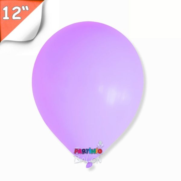 Pastel Balon 10'lu - 12 İnç - Lila