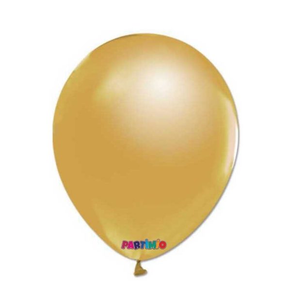 Metalik Balon 10’lu - 12 İnç - Gold