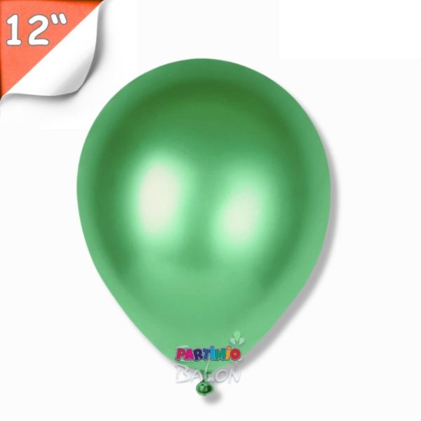 Metalik Balon 10’lu - 12 İnç - Koyu Yeşil