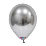 Krom Balon 5'li - 12 İnç - Gümüş