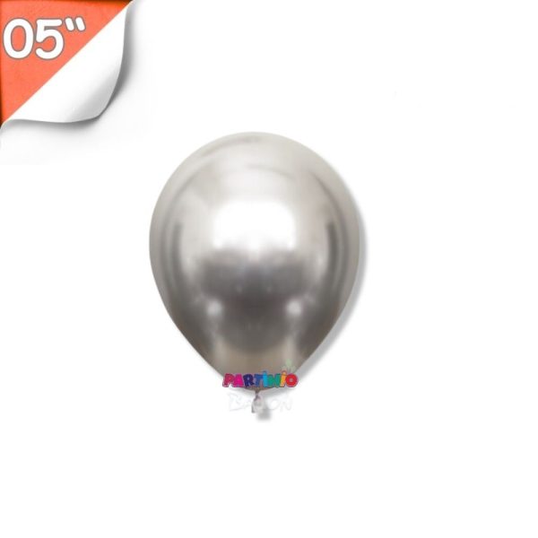 Krom Balon 10'lu - 5 İnç - Gümüş