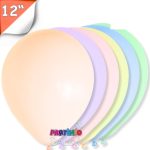 Makaron Balon 10’lu - 12 İnç - Karışık Renklerde