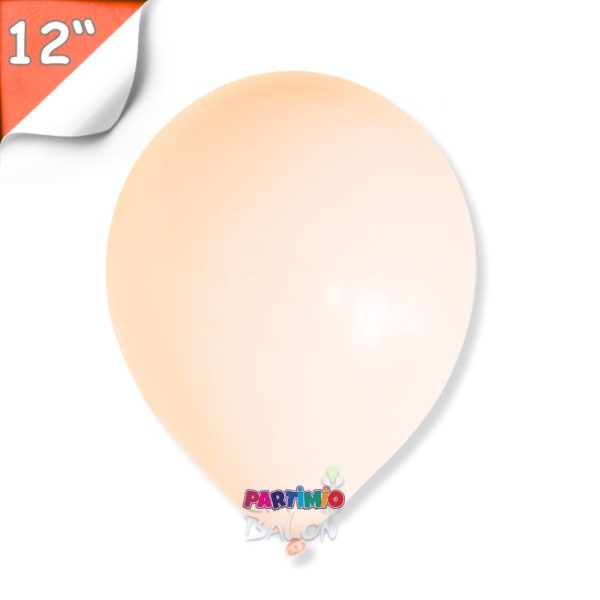 Makaron Balon 10’lu - 12 İnç - Turuncu