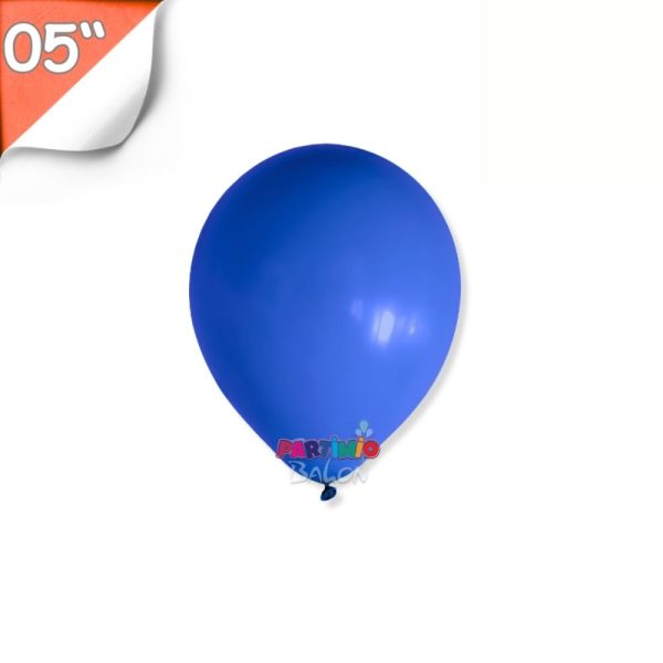 Pastel Balon 10'lu - 5 İnç - Koyu Mavi