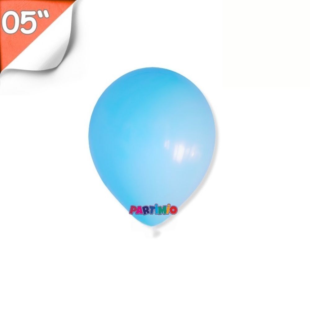 Pastel Balon 10'lu - 5 İnç - Açık Mavi