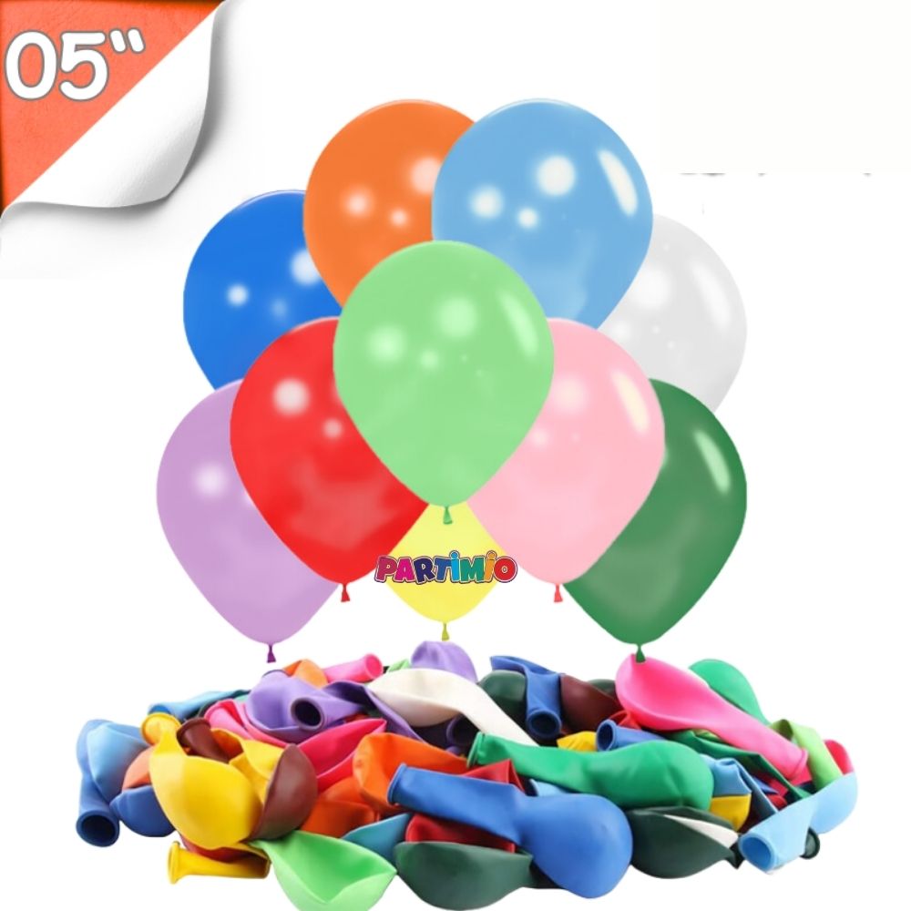 Pastel Balon 10'lu - 5 İnç - Karışık
