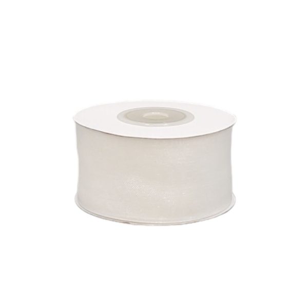 Organze Tül Kurdele 3 cm - Beyaz