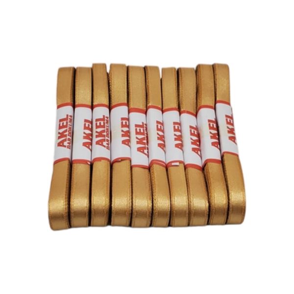 Saten Kurdele 1 cm - Altın