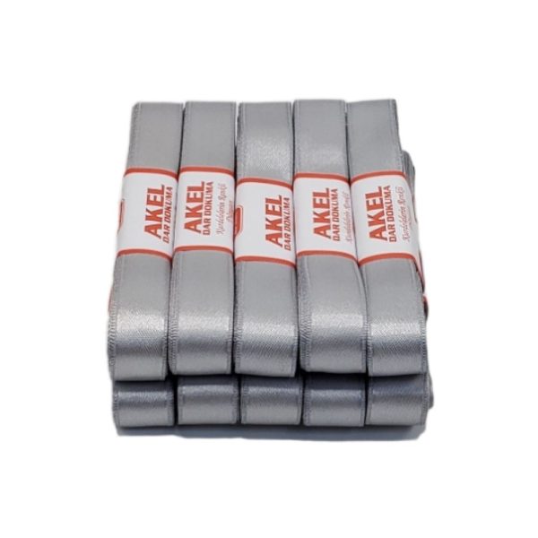 Saten Kurdele 2 cm - Gümüş
