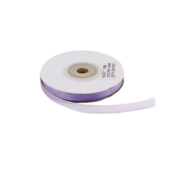 Organze Tül Kurdele 1 cm - Lila