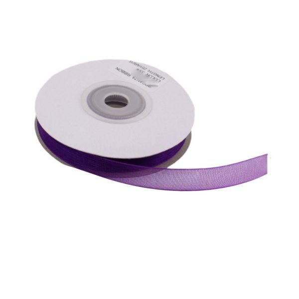 Organze Tül Kurdele 1 cm - Mor