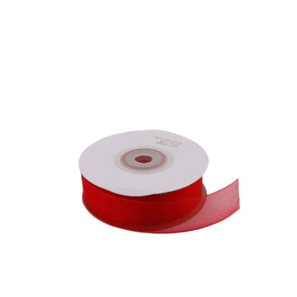 Organze Tül Kurdele 2 cm - Kırmızı