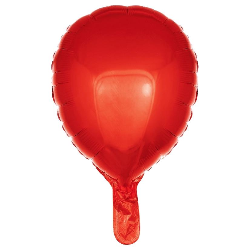 MIOS088 Lateks Şekilli Kırmızı Renk Folyo Balon 18 İnç - Görsel 1