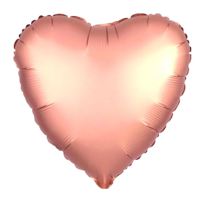 Kalp Folyo Balon 18 İnç - Rosegold Renk