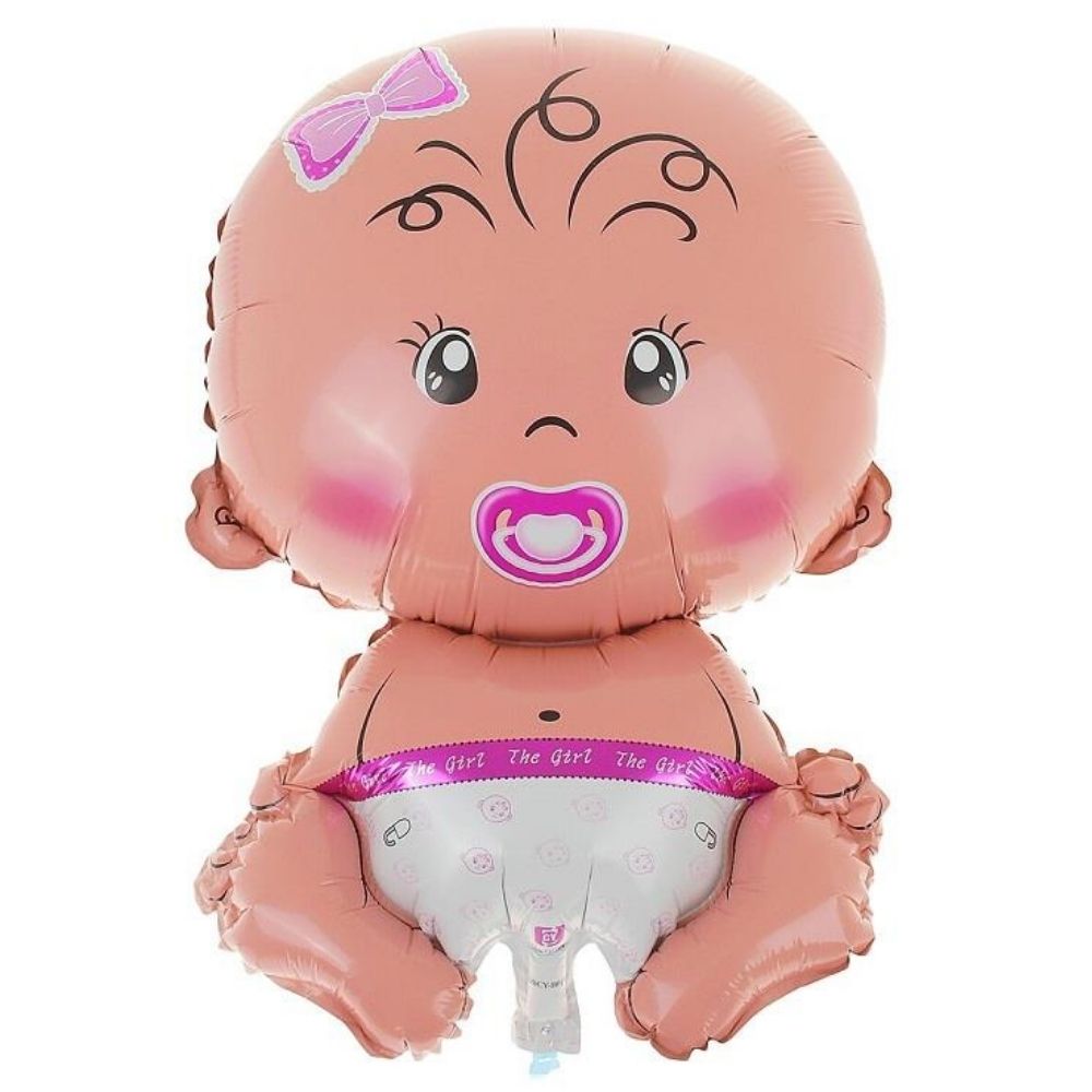 MIOS621 Bebek Pembe Folyo Balon - Görsel 1