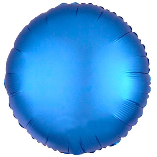 Yuvarlak Mavi Renk Folyo Balon 18 İnç