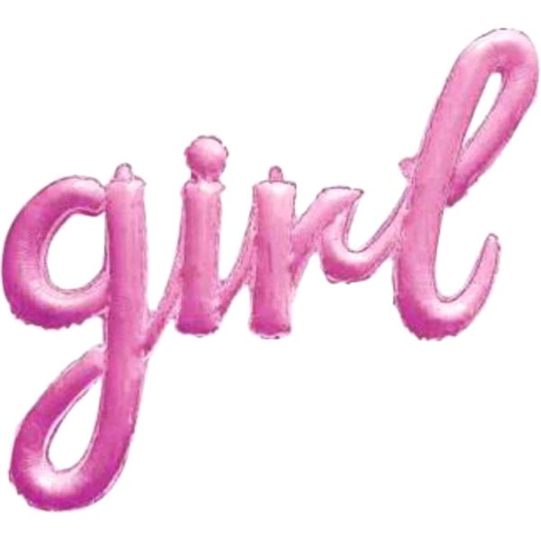 Girl Pembe Folyo Balon
