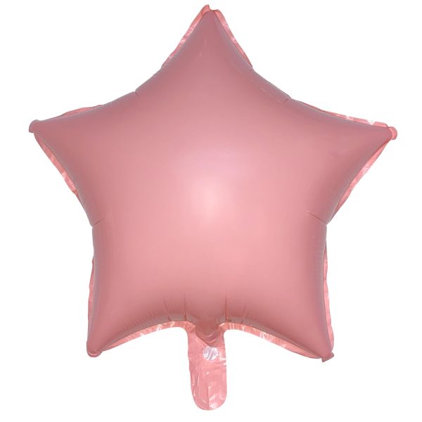 Yıldız Folyo Balon 18 İnç - Makaron Pembe