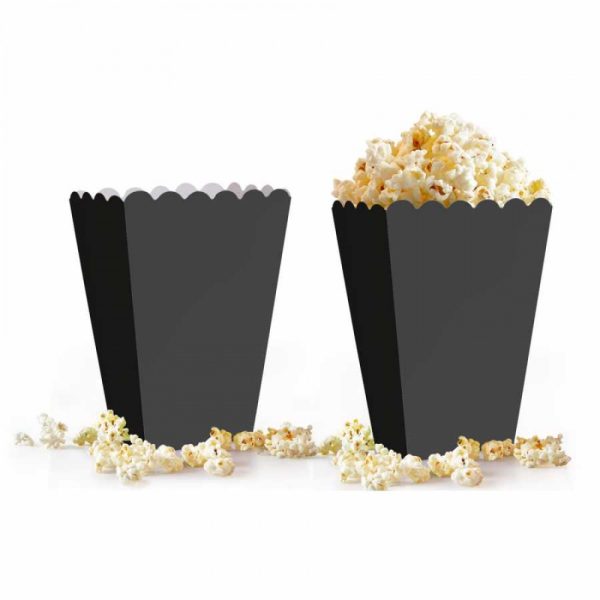 Popcorn Kutusu 8’li – Siyah