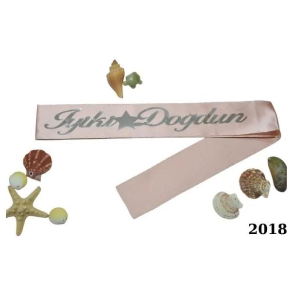 Kuşak İyiki Doğdun Pembe'ye Gümüş