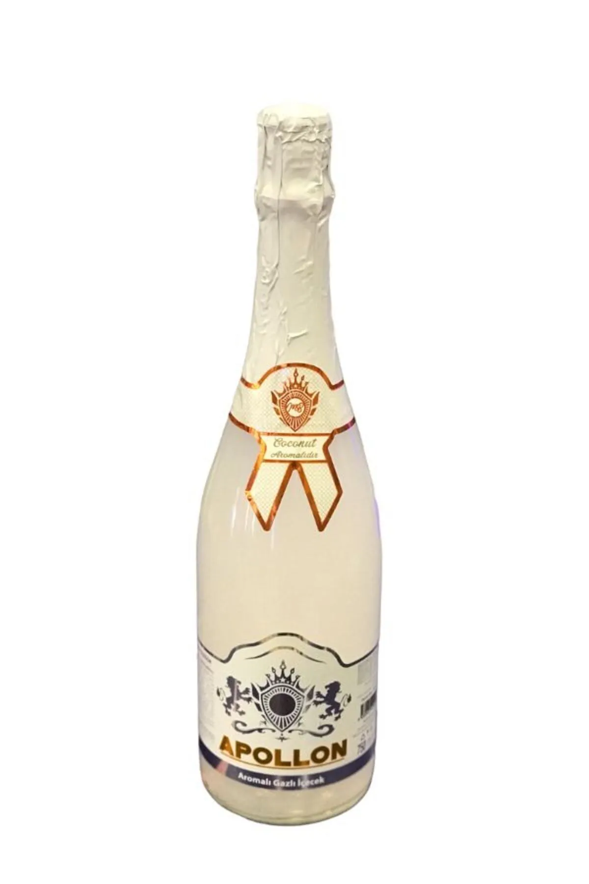 MIO01042020 Alkolsüz Simli Patlayan Şampanya Hindistan Cevizi Aromalı 750 ml. - Görsel 1