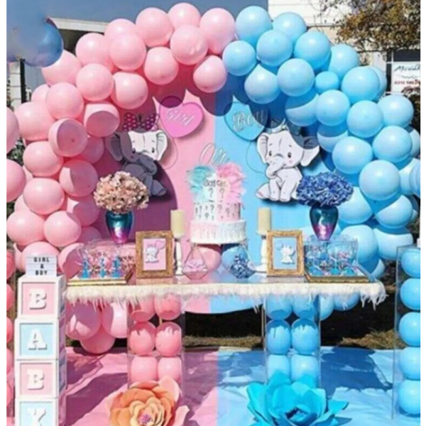 Cinsiyet Partisi Zincir Balon Seti 60'lı