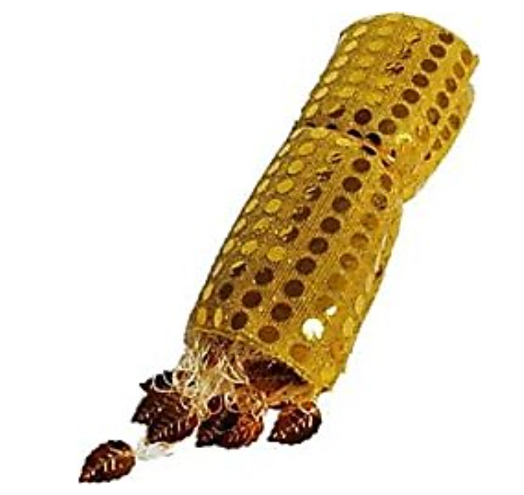 MIOHM10025A Halay Mendili Pullu Gold - Görsel 1
