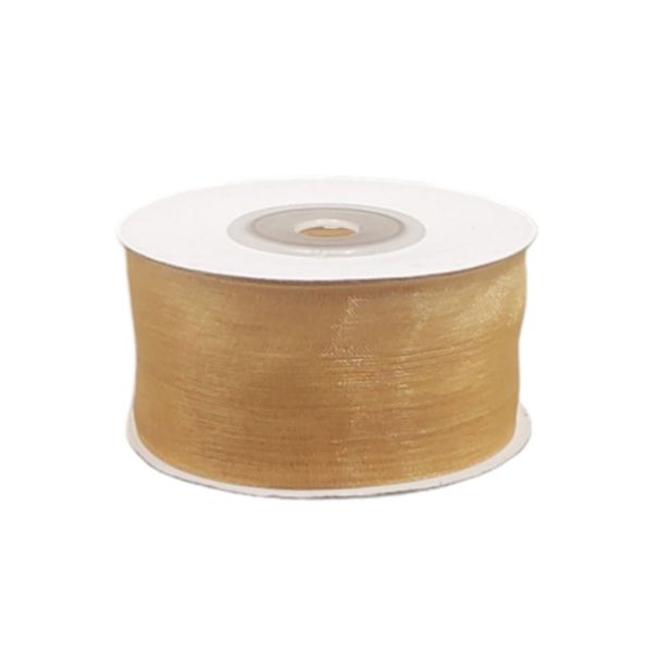 Organze Tül Kurdele 3 cm - Altın