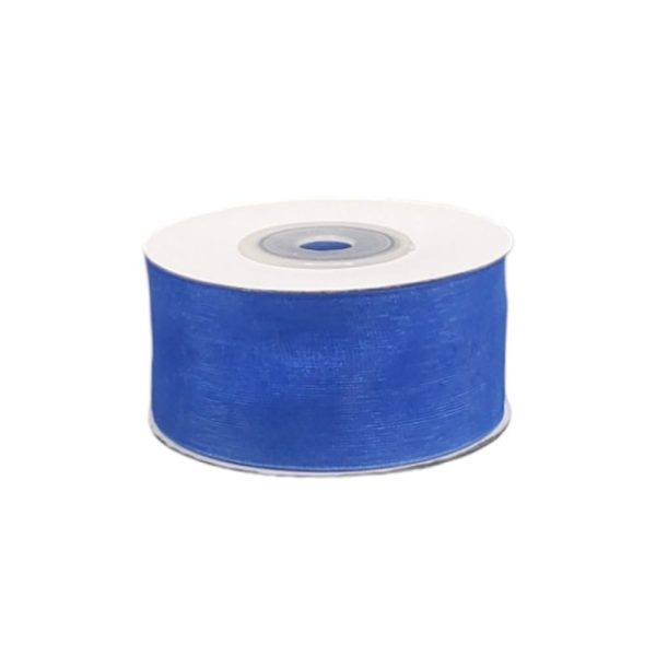 Organze Tül Kurdele 3 cm - Koyu Mavi