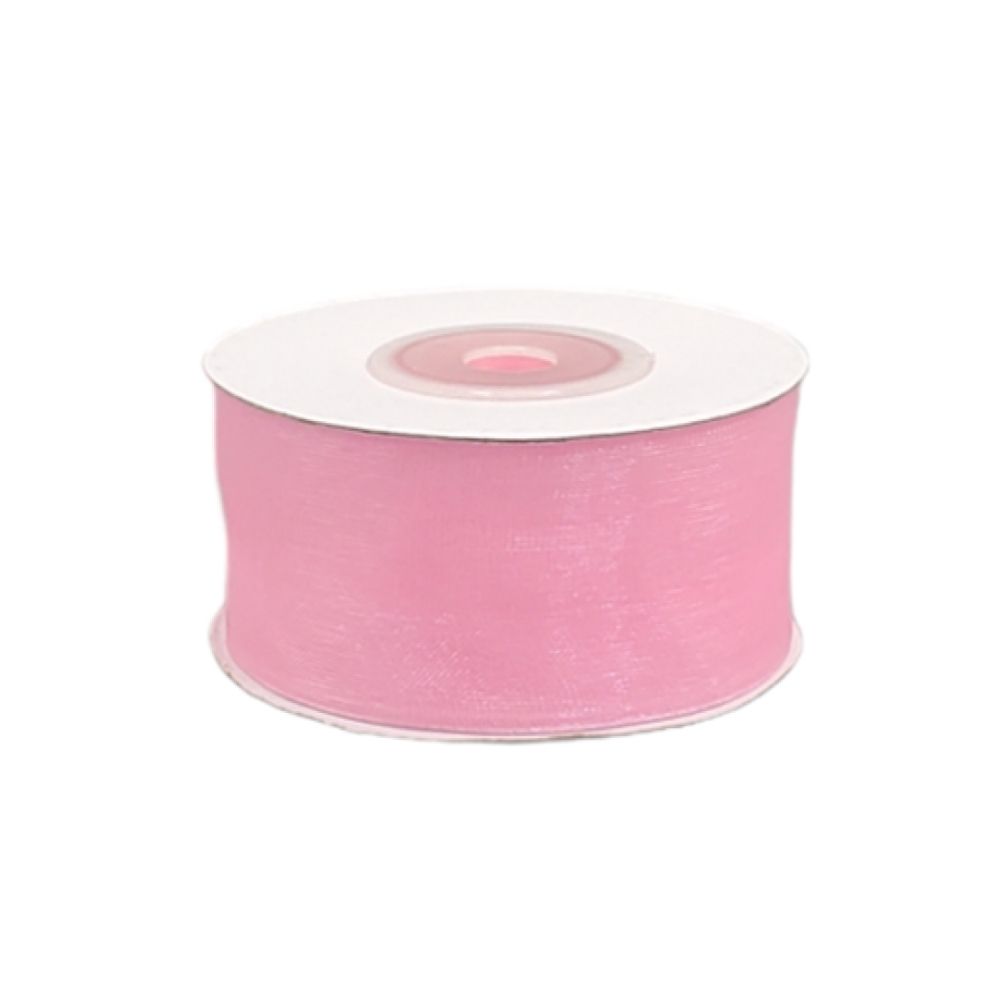 Organze Tül Kurdele 3 cm - Pembe