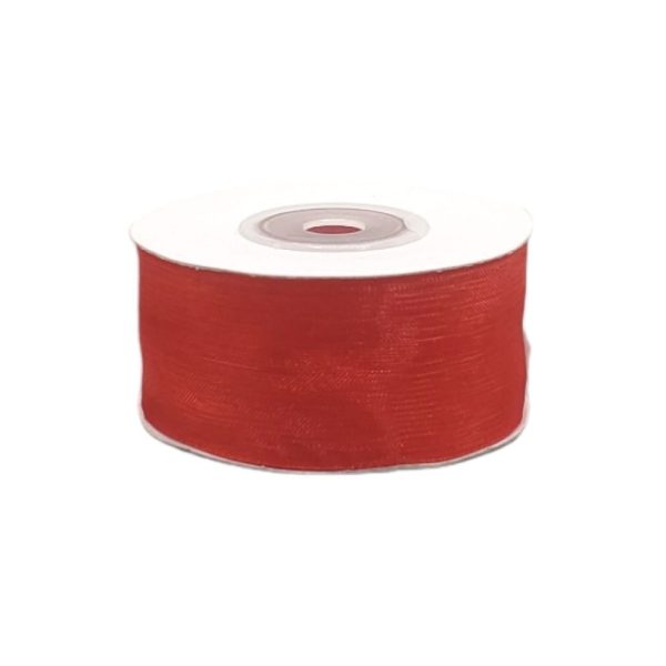 Organze Tül Kurdele 3 cm - Kırmızı
