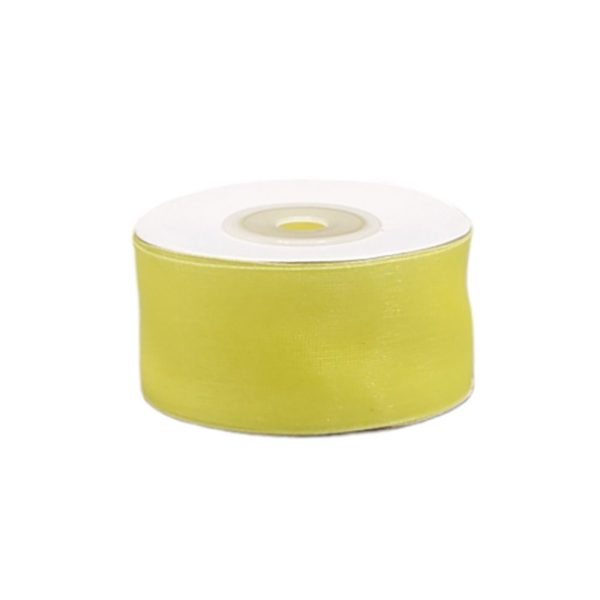 Organze Tül Kurdele 3 cm - Sarı