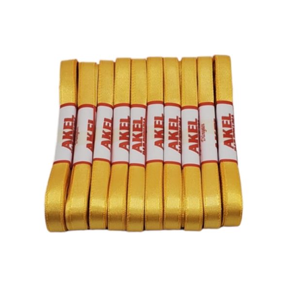 Saten Kurdele 1 cm - Sarı