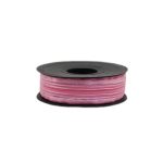 Pembe Kenarı Gümüş Simli Çekme Kurdele 2.5 cm - Görsel 2