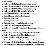 1 Yaş Pembe Doğum Günü Seti - Görsel 2
