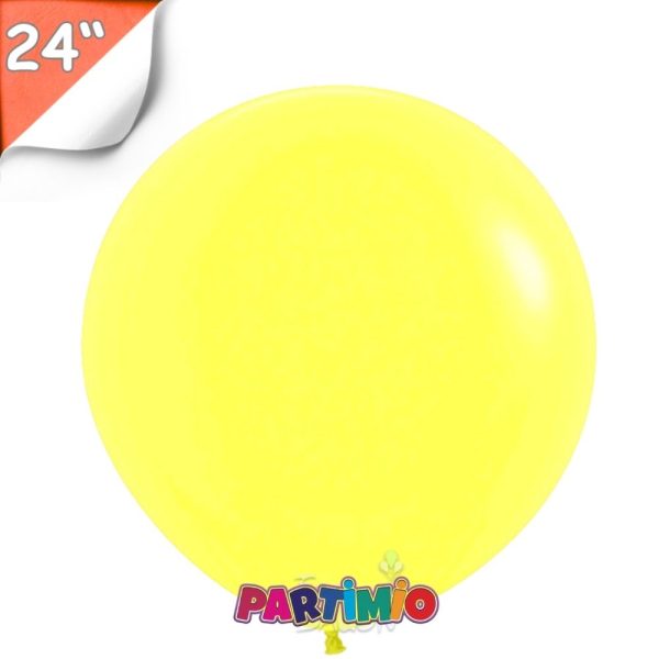 24" Pastel Sarı Jumbo Balon