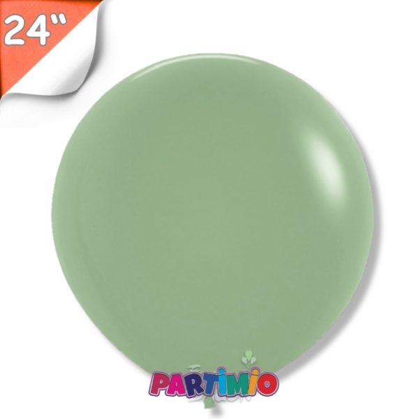 24" Pastel Okaliptus Jumbo Balon