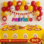 Galatasaray Doğum Günü Seti - 8 Kişilik