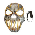 Halloween Işıklı Maske - Turuncu - Görsel 2