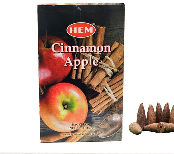 Cinnamon Apple Back Flow Cones Konik Tütsü